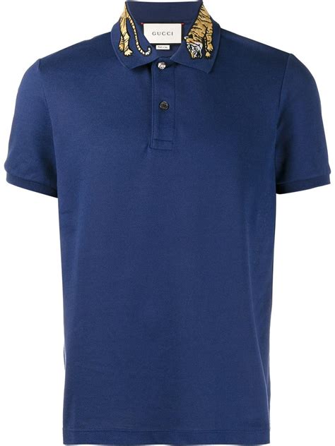 gucci tiger polo blue|gucci tiger for sale.